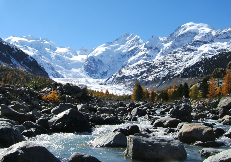 Il ghiacciaio del Morteratsch - Piz Bernina